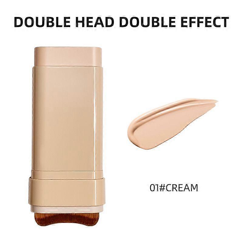 Matte Foundation Stick - Multi-Use Full Coverage Concealer And Contour Stick with Built In Applicator - Face Foundations For Mature Skin
