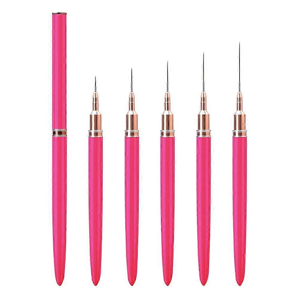 Nail Art Liner Brush Set Uv Gel Nail Brushes Kits Stripe Line Painting Pen
