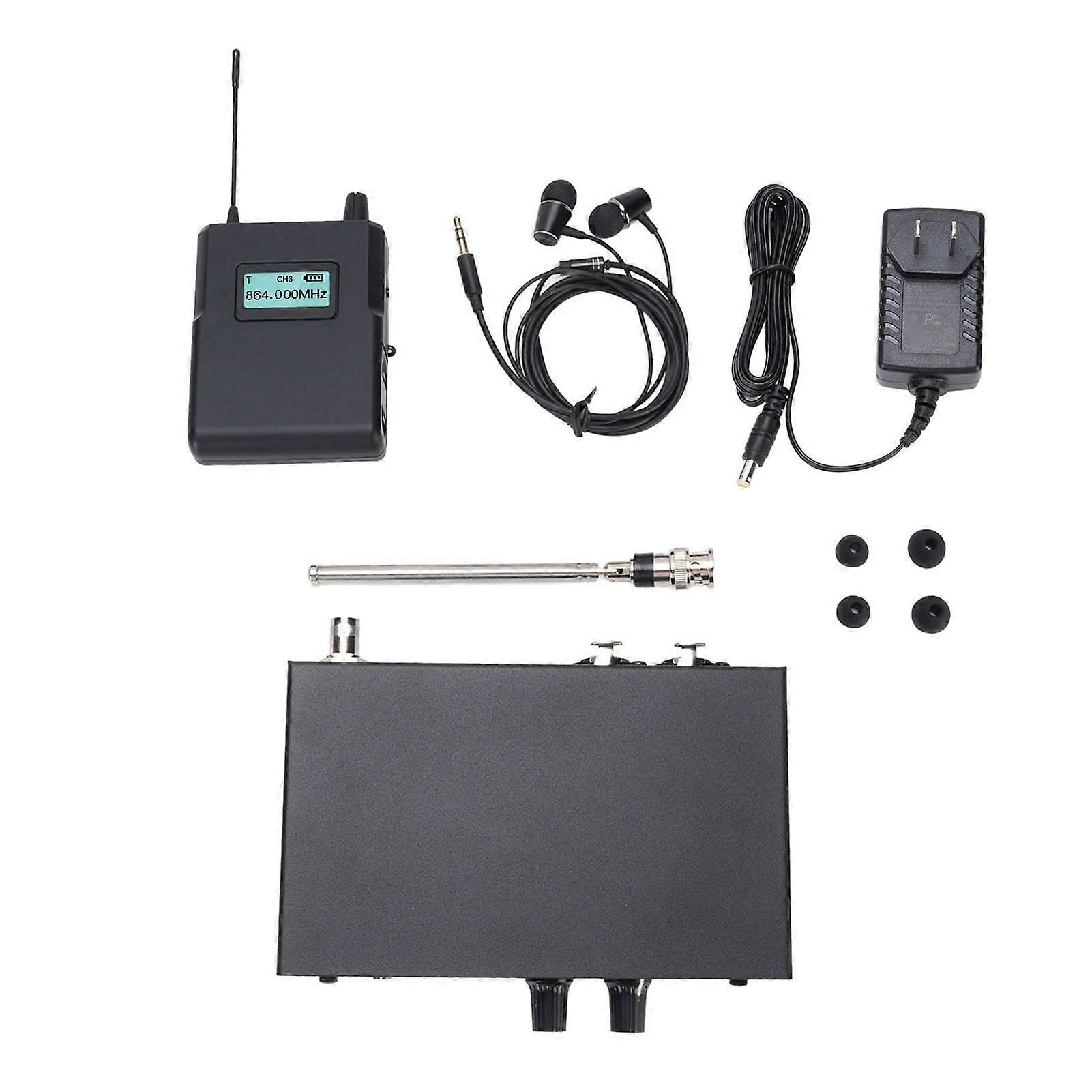 Professional Wireless IEM System 863-865MHz for Studio and Live Performance US Plug