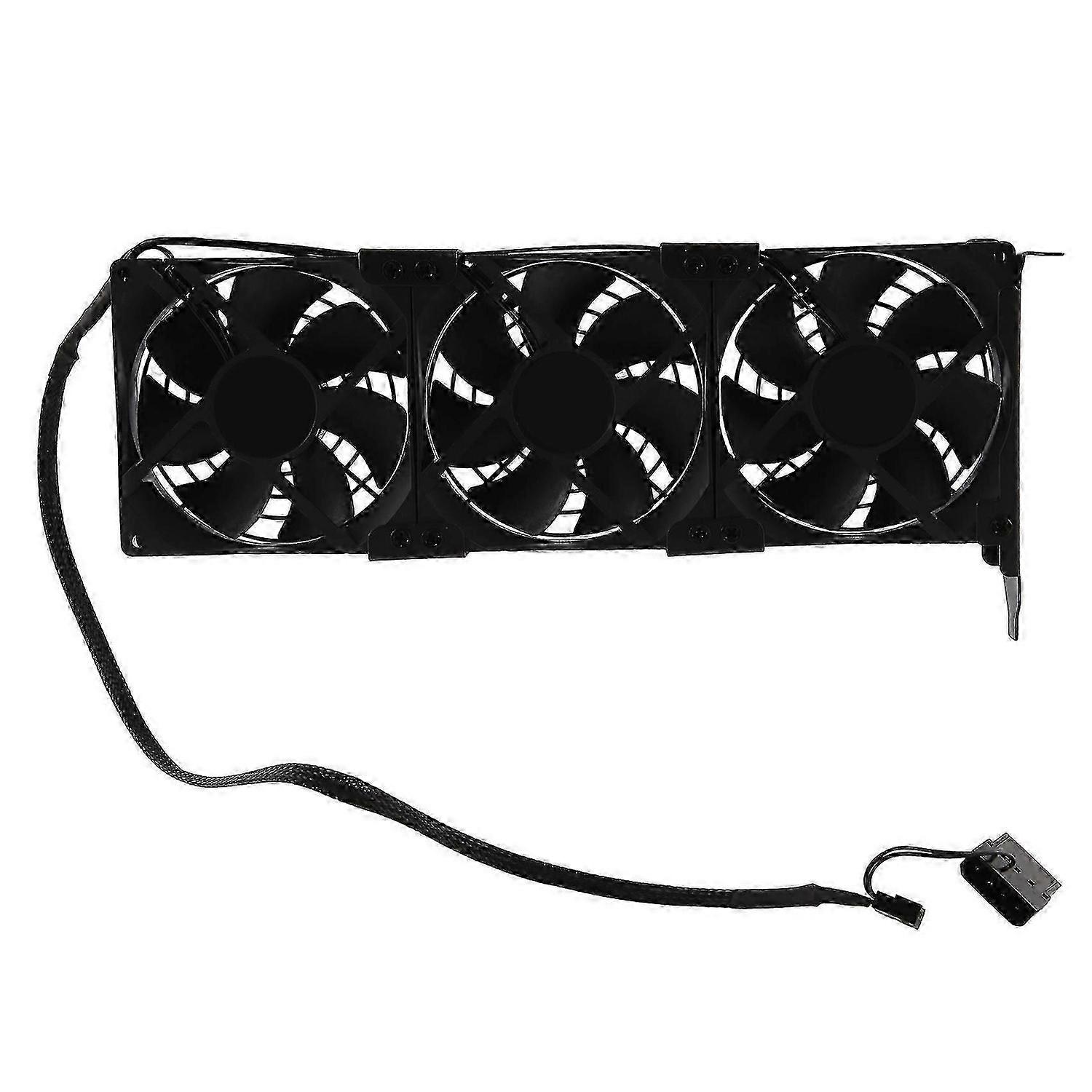 Universal VGA Cooler Ultra Quiet Desktop Computer Chassis PCI Graphics Card Fan Partner 9CM Three Fans DS
