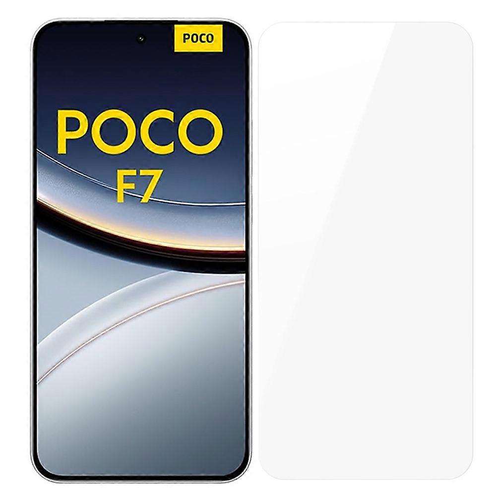 Xiaomi Poco F7 5Gスクリーンプロテクター0.26mm2.5D高アルミニウムシリコンガラスフィルムに対応したRURIHAI