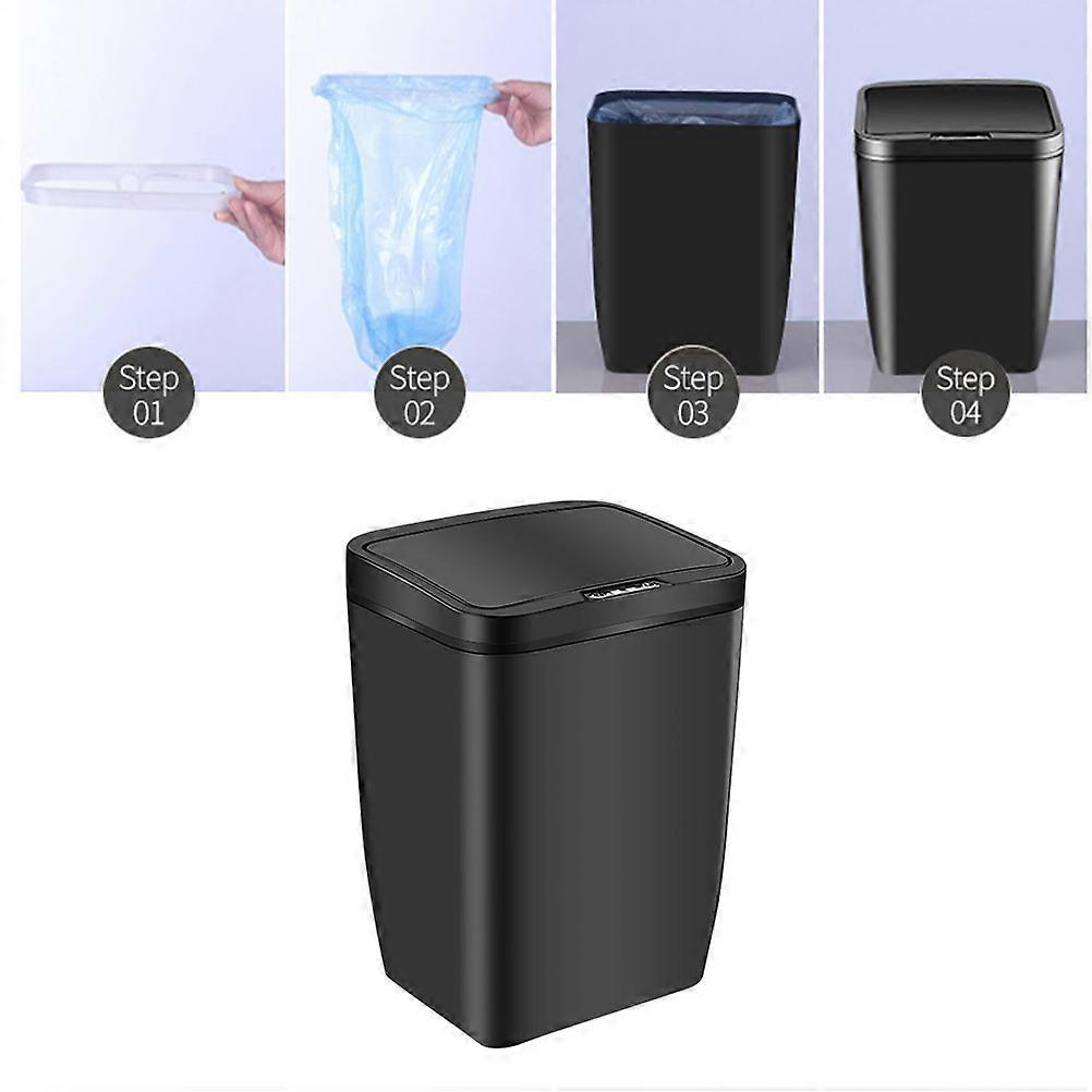 Touchless Waste Bin Automatic Smart Sensor Homeowners Office Workers 12L 1Set
