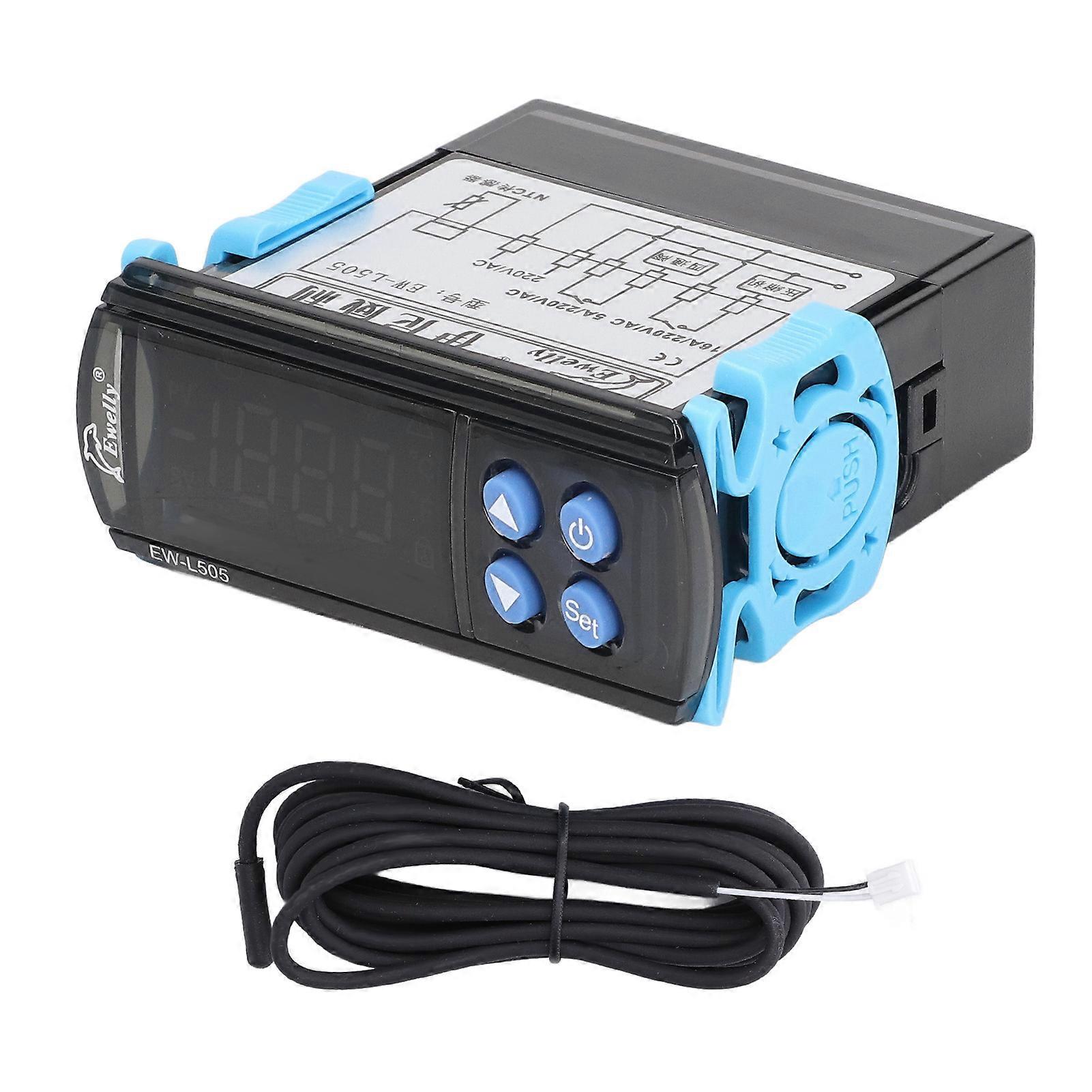 Temperature Controller Over Temperature Alarm Delay Protection Electronic Thermostat AC220V