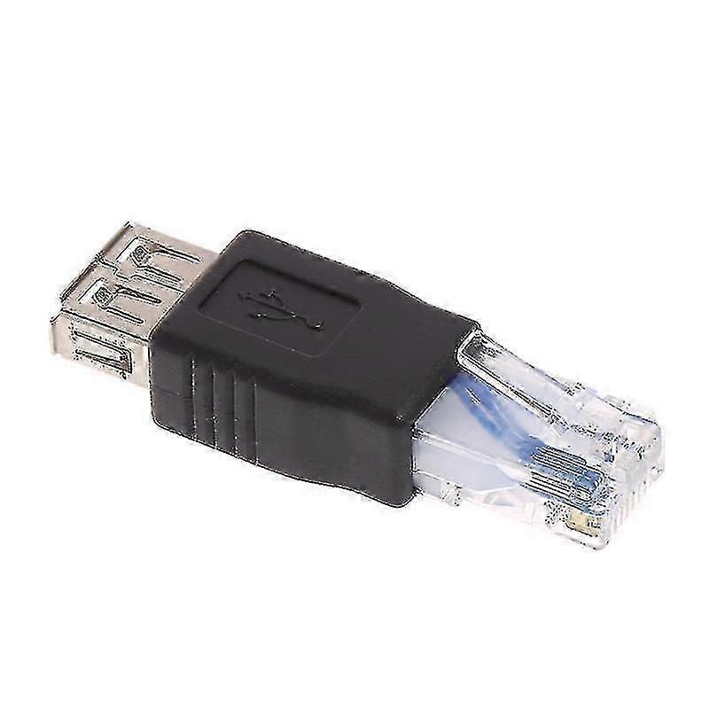 USB Type A Female naar Rj45 Male Ethernet Lan Network Router Socket Plug Adapter
