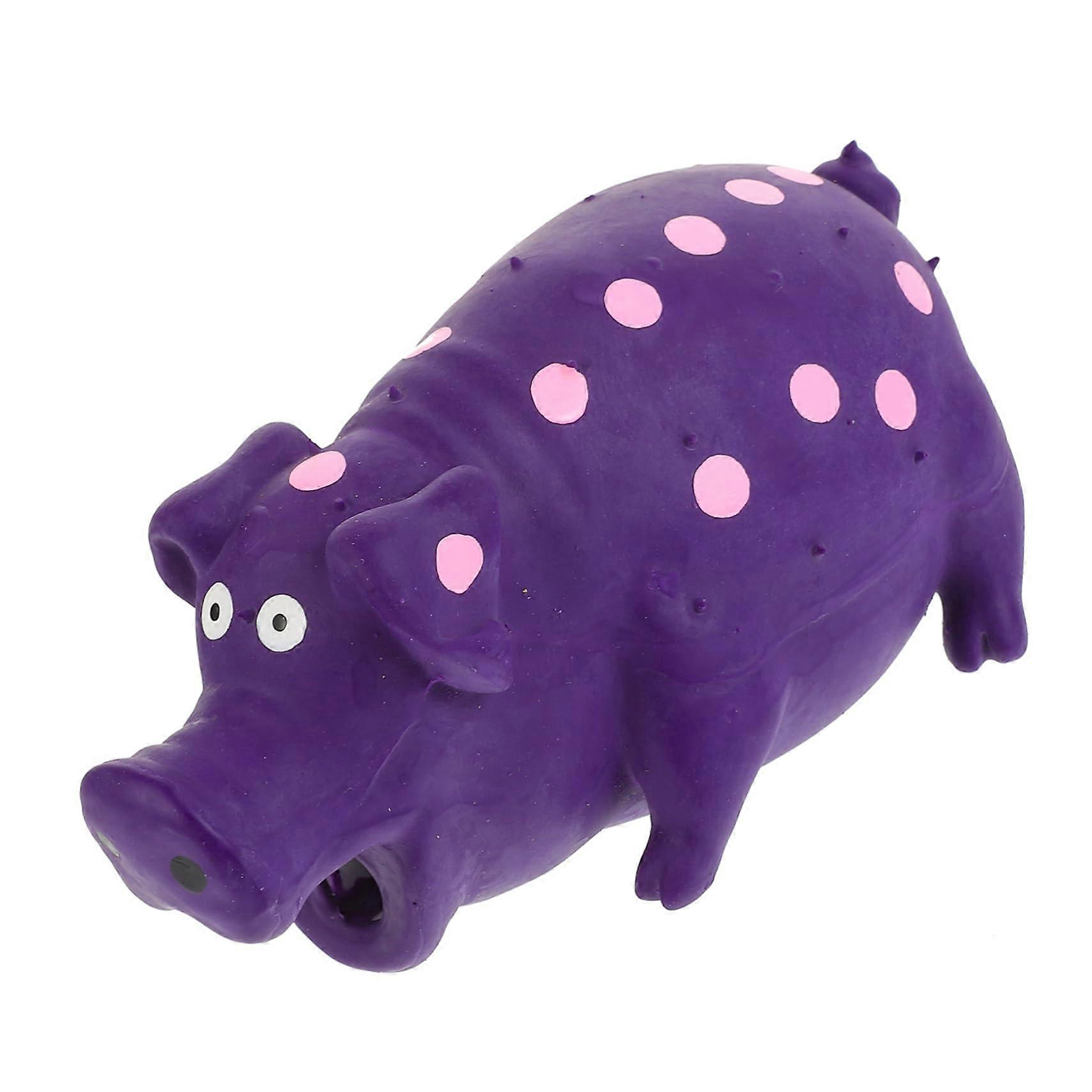 Latex Toy for Pets Squeaky Dog Toy Plush Chew Toy Squeaker Dog Toothbrush Style Small/Medium