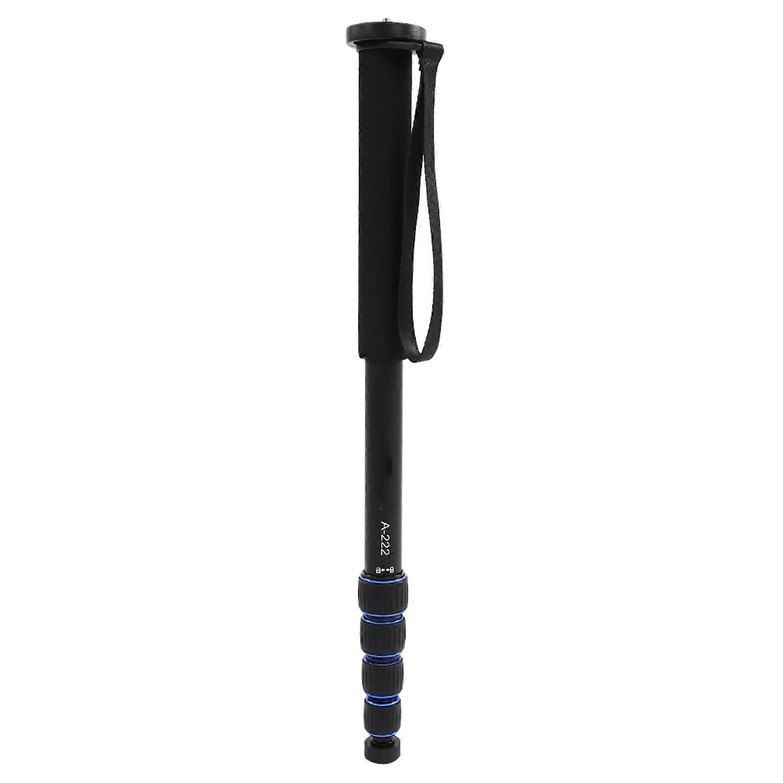 A222 Tripod made of aluminum alloy, monopod for DSLR cameras, lightweight and compact design, suitable for photography, Black