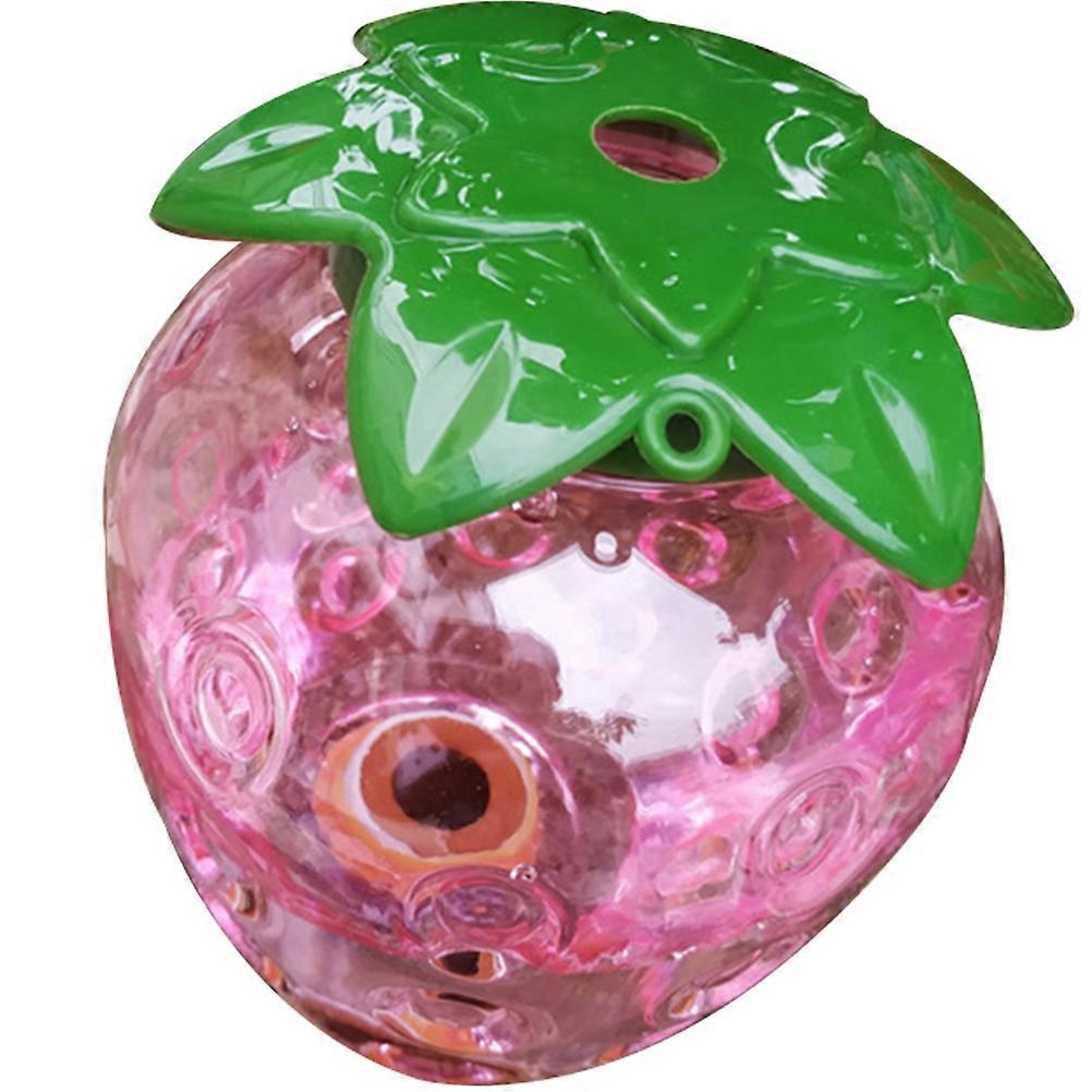 The **Strawberry Shaped Automatic Watering Globe** is a cute and practical self watering device designed to make plant care effortless for both