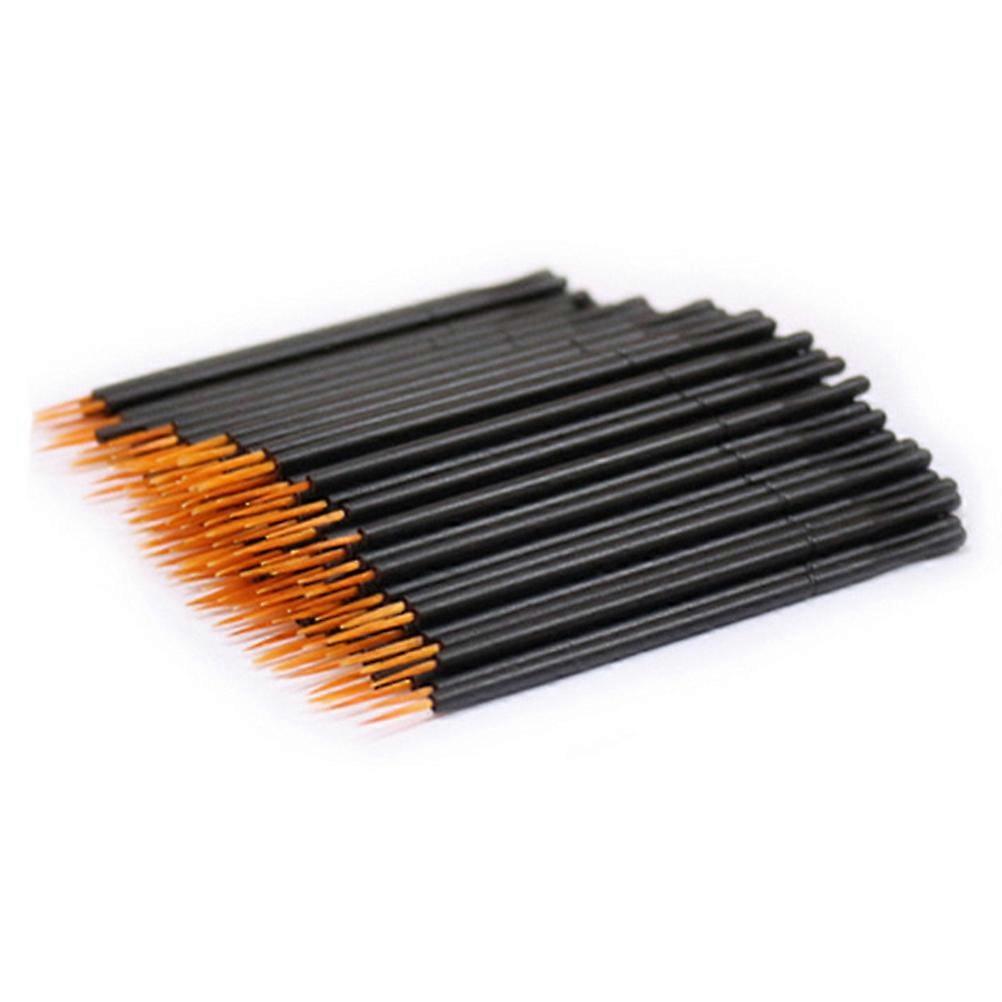 Eyeliner Brushes Lipstick Applicator Cosmetic Tools Practical Safe Use Travel Nylon Material 100Pack