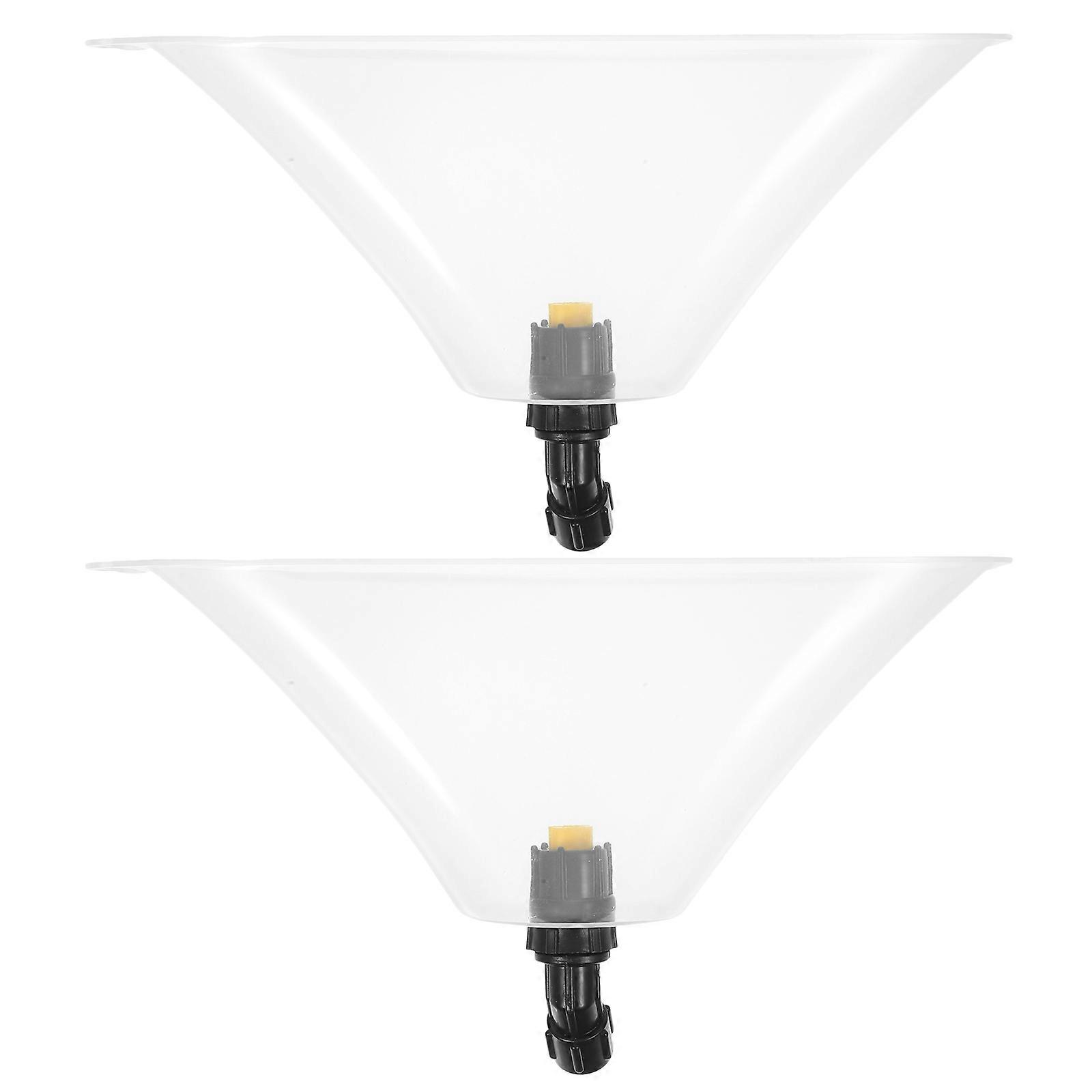 Irrigation Misting Nozzle High Pressure Misting Nozzle Gardening Tool Nozzles with Windproof Shield Landscape 37.5X12.7CM 2Pcs