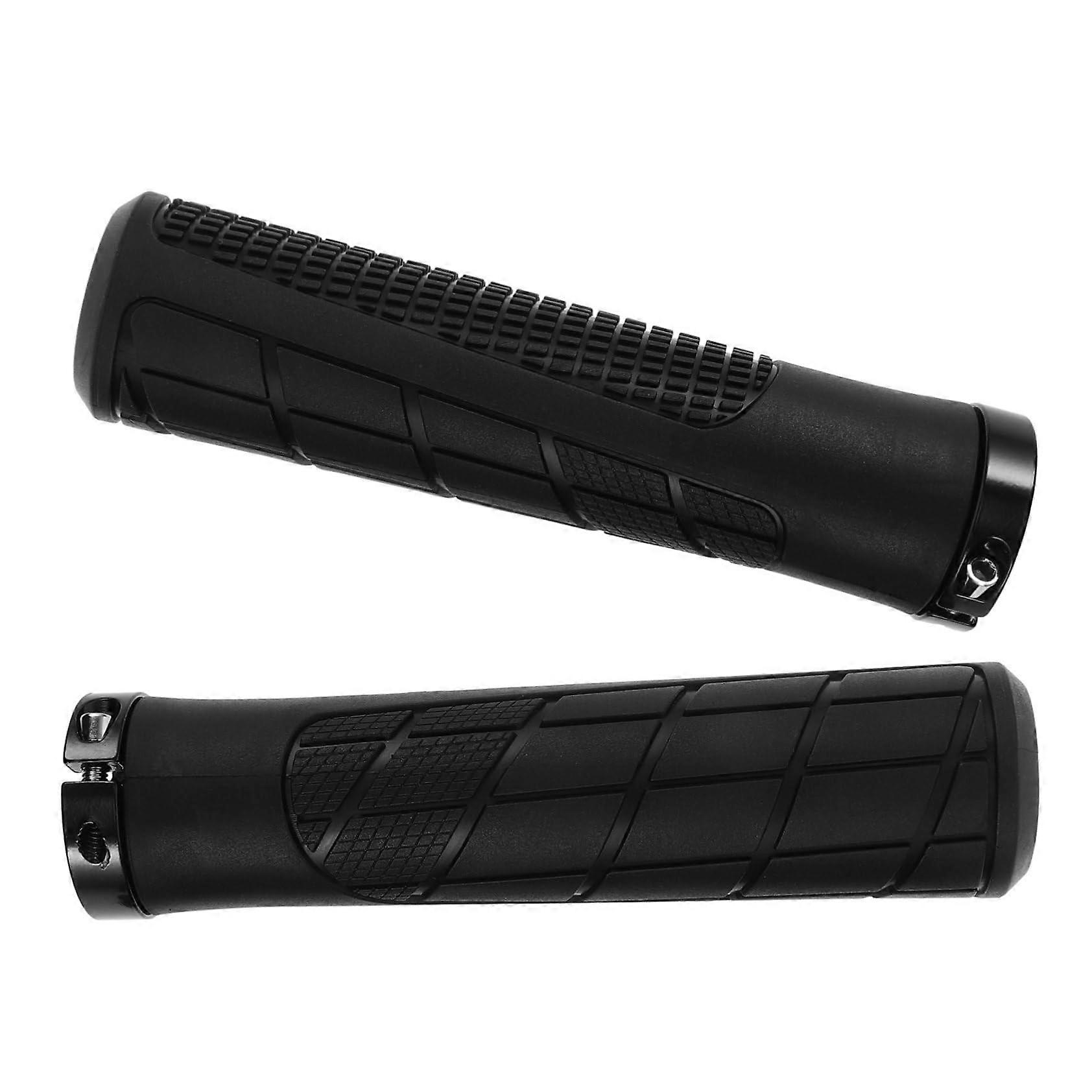 Ergonomic Bicycle Grips Non-Slip Rubber Handlebar Grips For Mountain And Road Bikes Comfortable Universal Fit