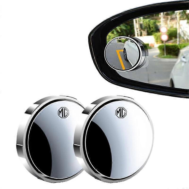 Blind Spot Mirrors 2-Pack for MG Marvel R 2020-2023, 360 Degree Adjustable, Waterproof, Rimless, HD Wide Angle Large FOV