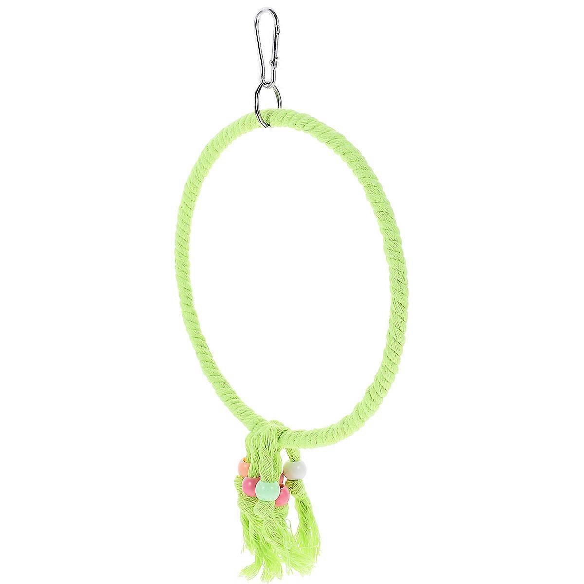 Parrot Ring Perch Bird Perch Toy Mental Large and Stable Design 20x2cern