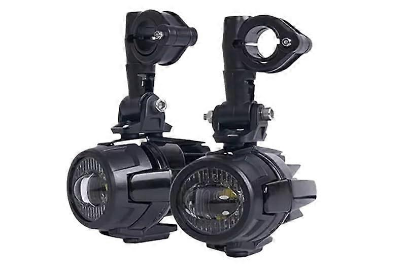 Zusatzscheinwerfer Motorrad LED Nebel Licht Zubehör 12V Scheinwerfer Lampe für Motorräder, Universal Passform, Schwarz