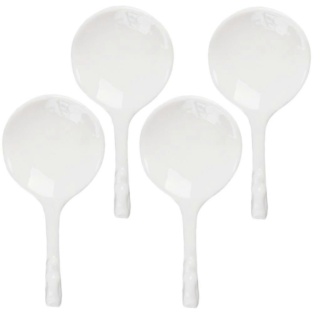 Chopstick Rests 4Set White Serving Utensils For Celebrations 10.8X5.4CM