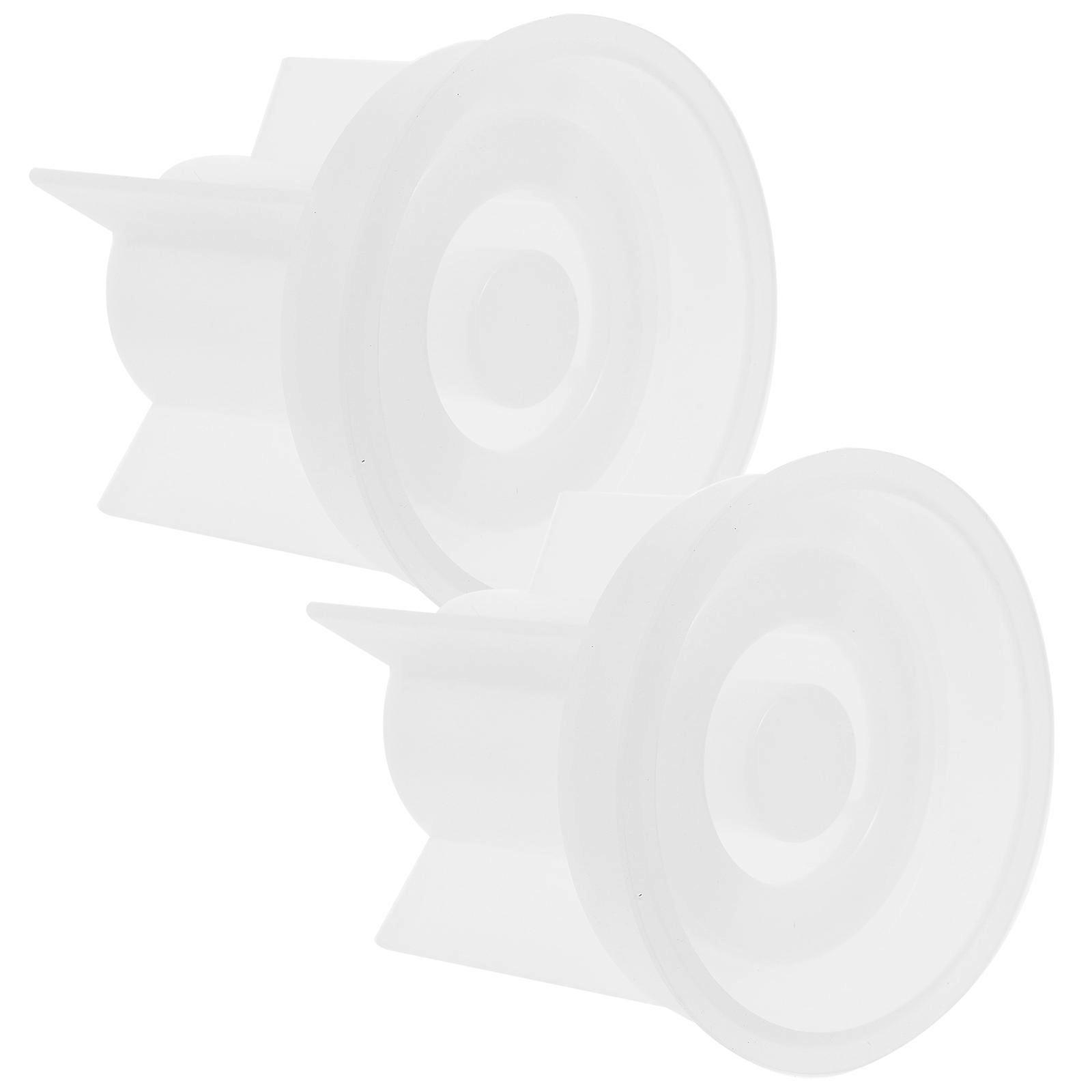 2Pcs Silicone Candlestick Molds Flexible Desktop Candle Holders