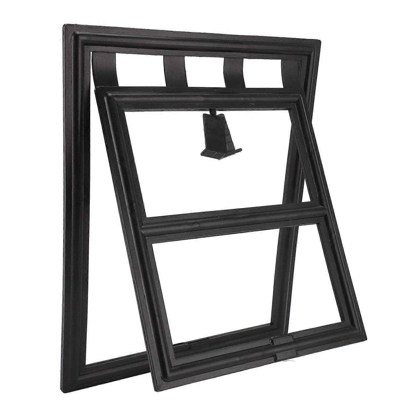 Pet Dog Door for Fly Screen, BiteResistant, Lockable, Sturdy Inner Flap (S)