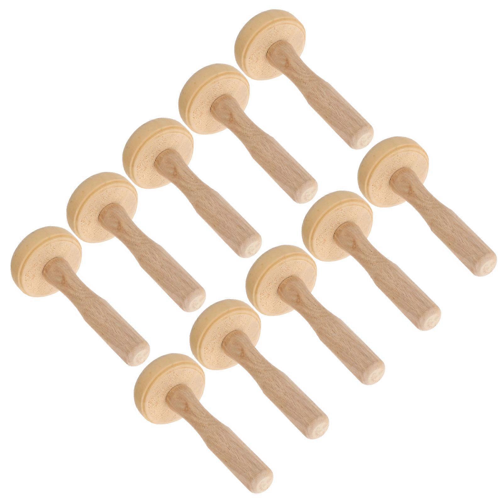 10pcs Printmaking Tools Pottery Rubbing Roller Mushroom Ink for Diy Art Craft