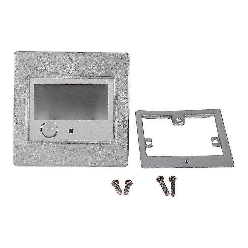 Motion Sensor LED Stair Lights with Silver Shell - Warm White Home Lighting Solution for 185-265V Indoor Use