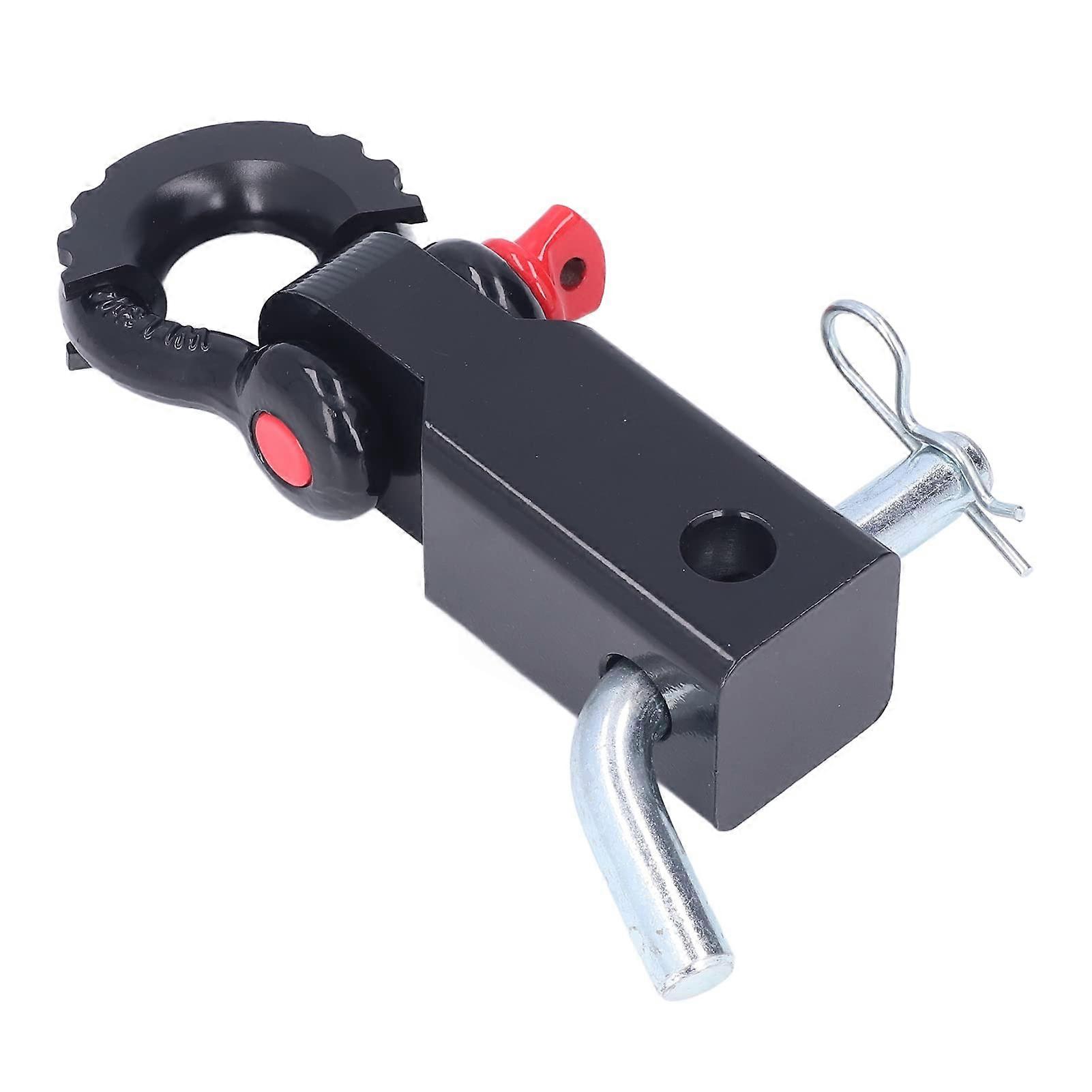Universal High-Performance Steel Mount Receiver for Vehicle Recovery and Tow Trucks, Easy Installation for Off-Road Use, Black