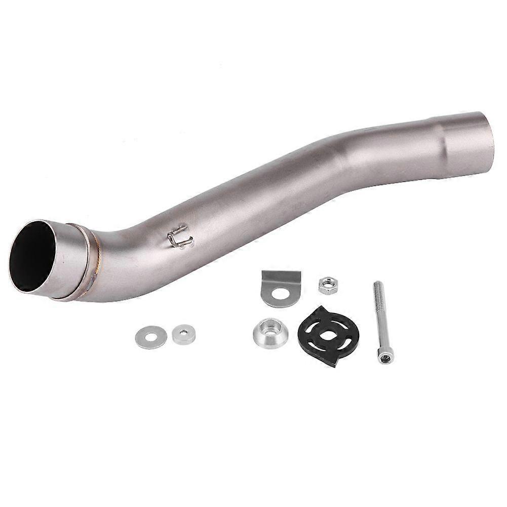 Motorcycle Full Exhaust System Vent Middle Pipe Link Connect for Kawasaki Z750 2007-2012