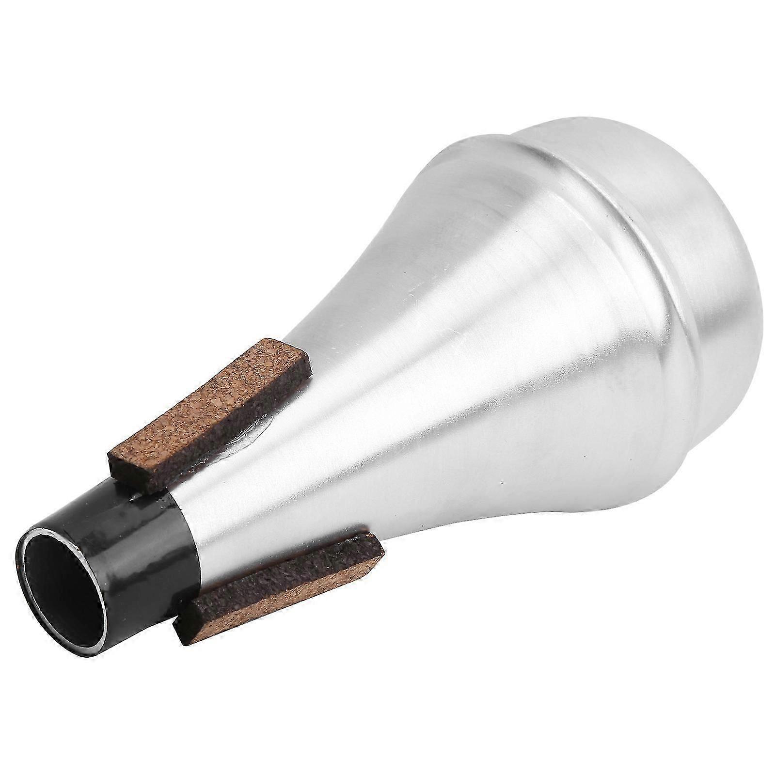 كاتم صوت مستقيم لكتم صوت البوق للمبتدئين سبائك الألومنيوم العالمية M25 فضي