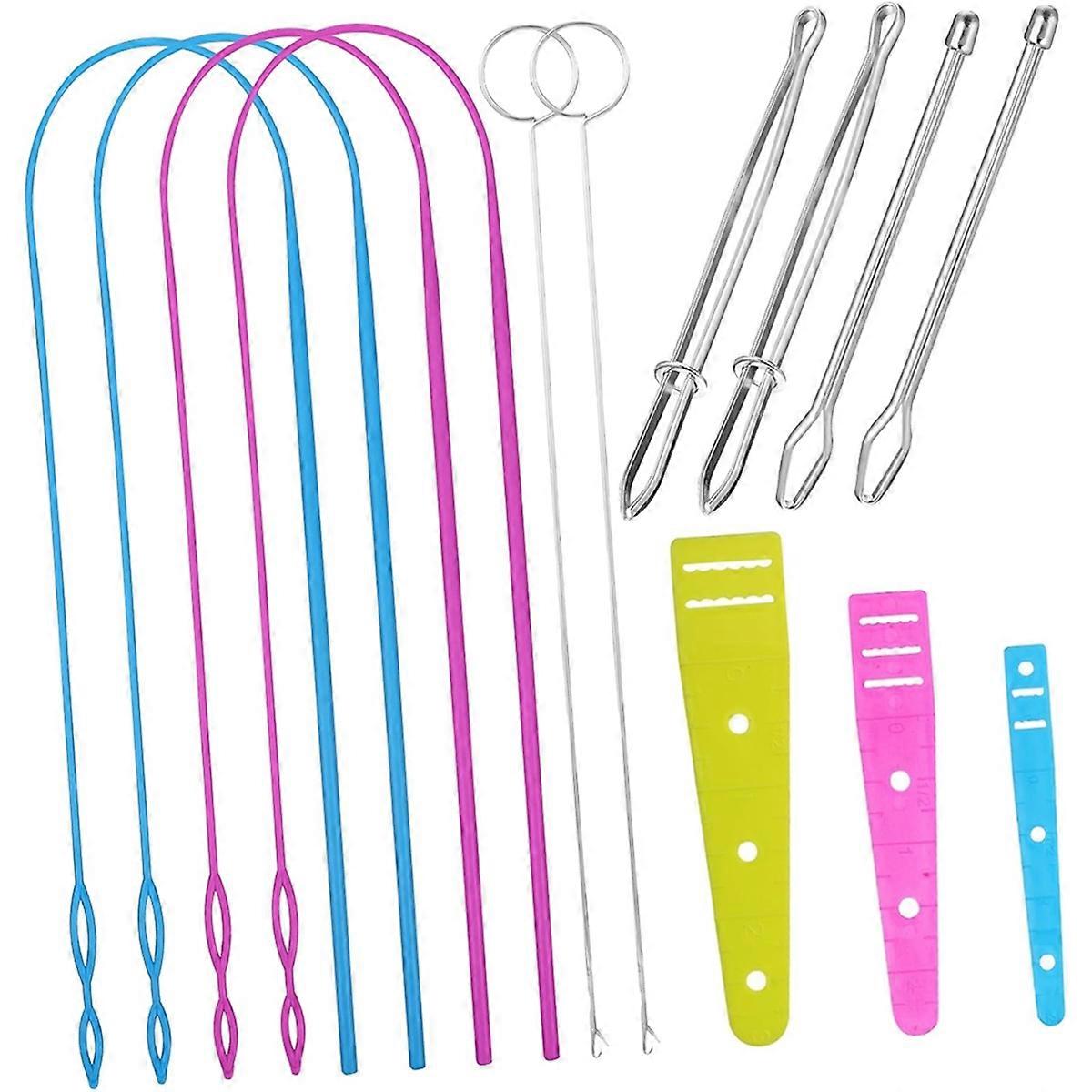 1Set Drawstring Threader Kit Sewing Tool for Crafts for Beads to Use for DIY Sewing Projects and Cl