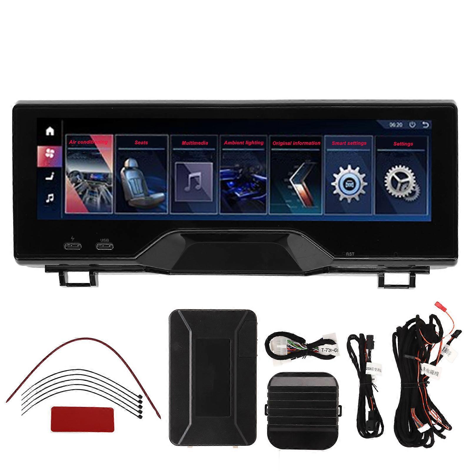 Smart Rear Control System Intelligent Interface Full Touchscreen Multimedia Display Compatible BMW X3 2018-2021 Easy Installation Durable Materials Co