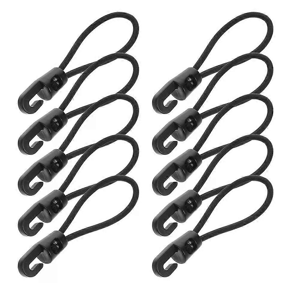 Tie down Straps, 10 Pcs Bungee Cords with Hooks for Luggage Boat