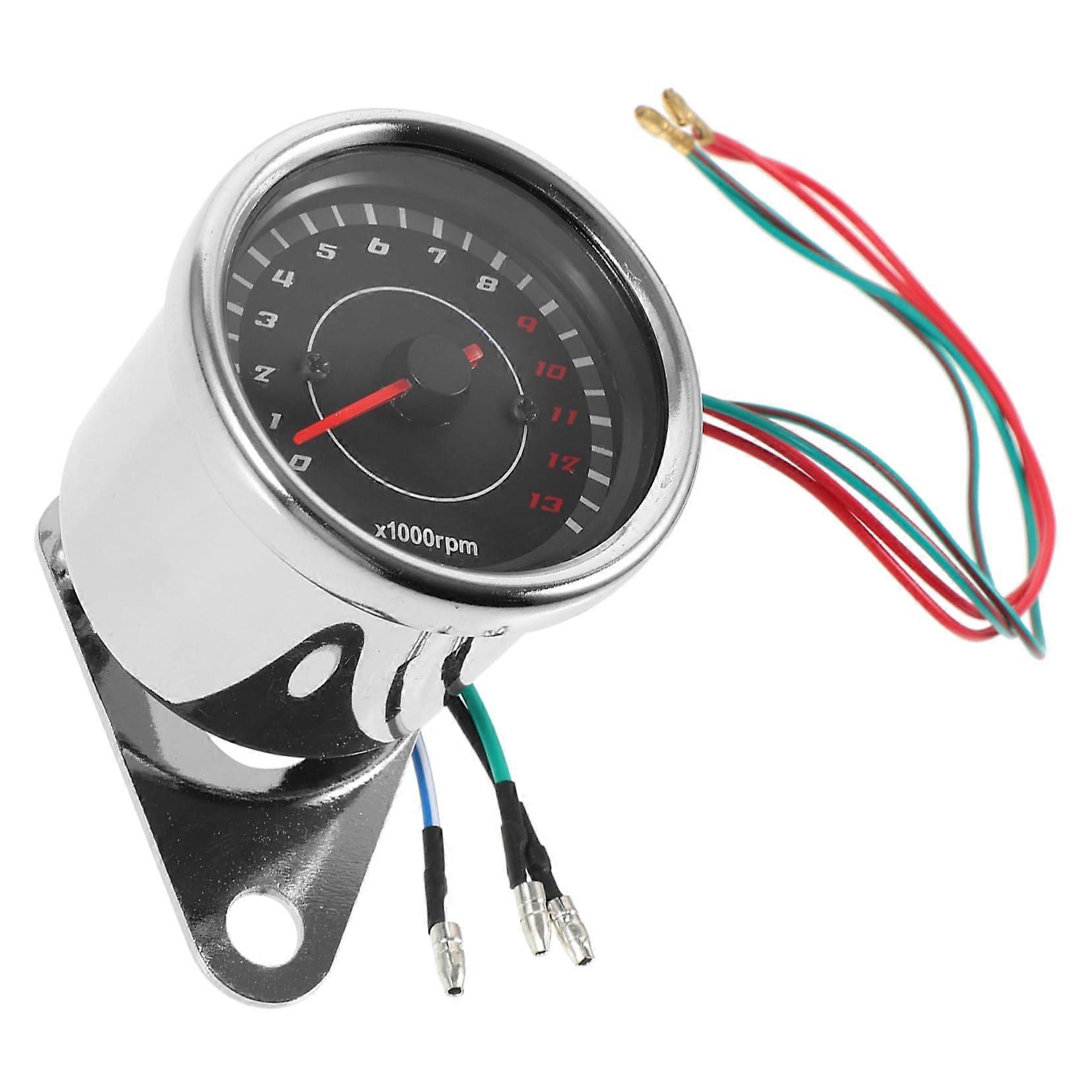 Motorcycle Tachometer with Clear Display, Durable, Easy Installation, Compatible