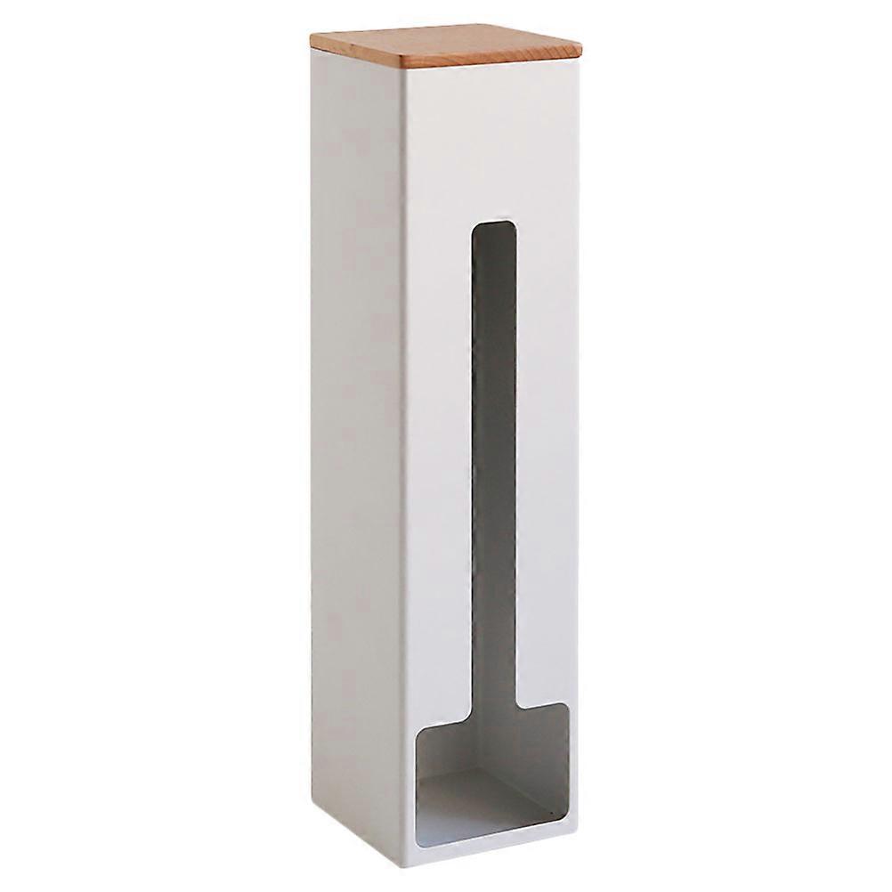 Kitchen Storage Rack for Sundries Holder in White Iron Material Perfect for Home Use 1Pc