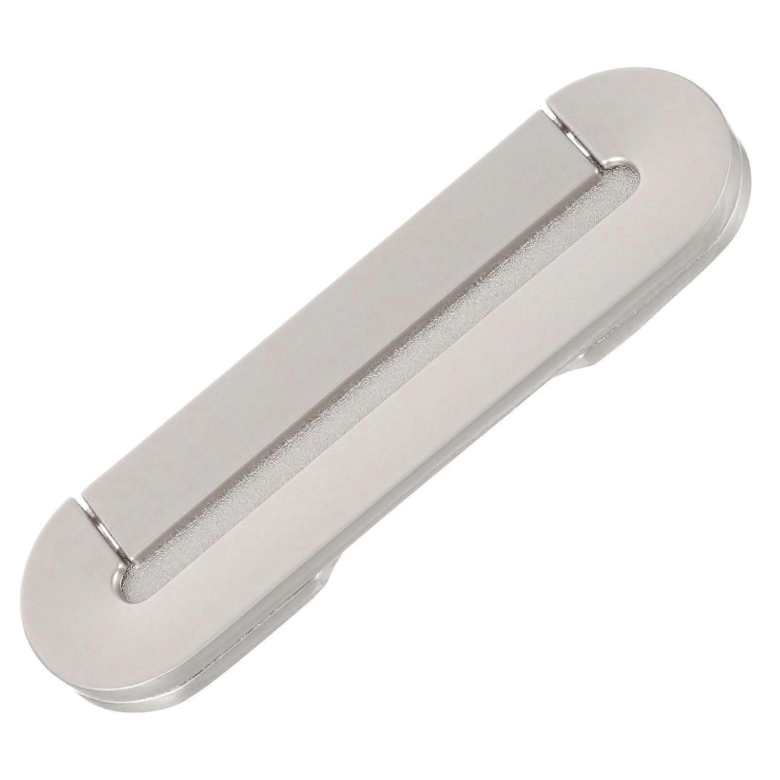 Knob Component for Home Use Silver Cabinet Pull Made of Zinc Alloy 3.15 Inches
