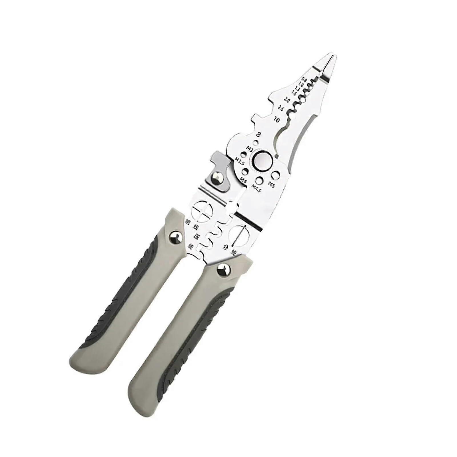 Abisolierzange Insulation Stripping Pliers, Wire Stripping Tool, Cable Cutting And Crimping, (A) Model