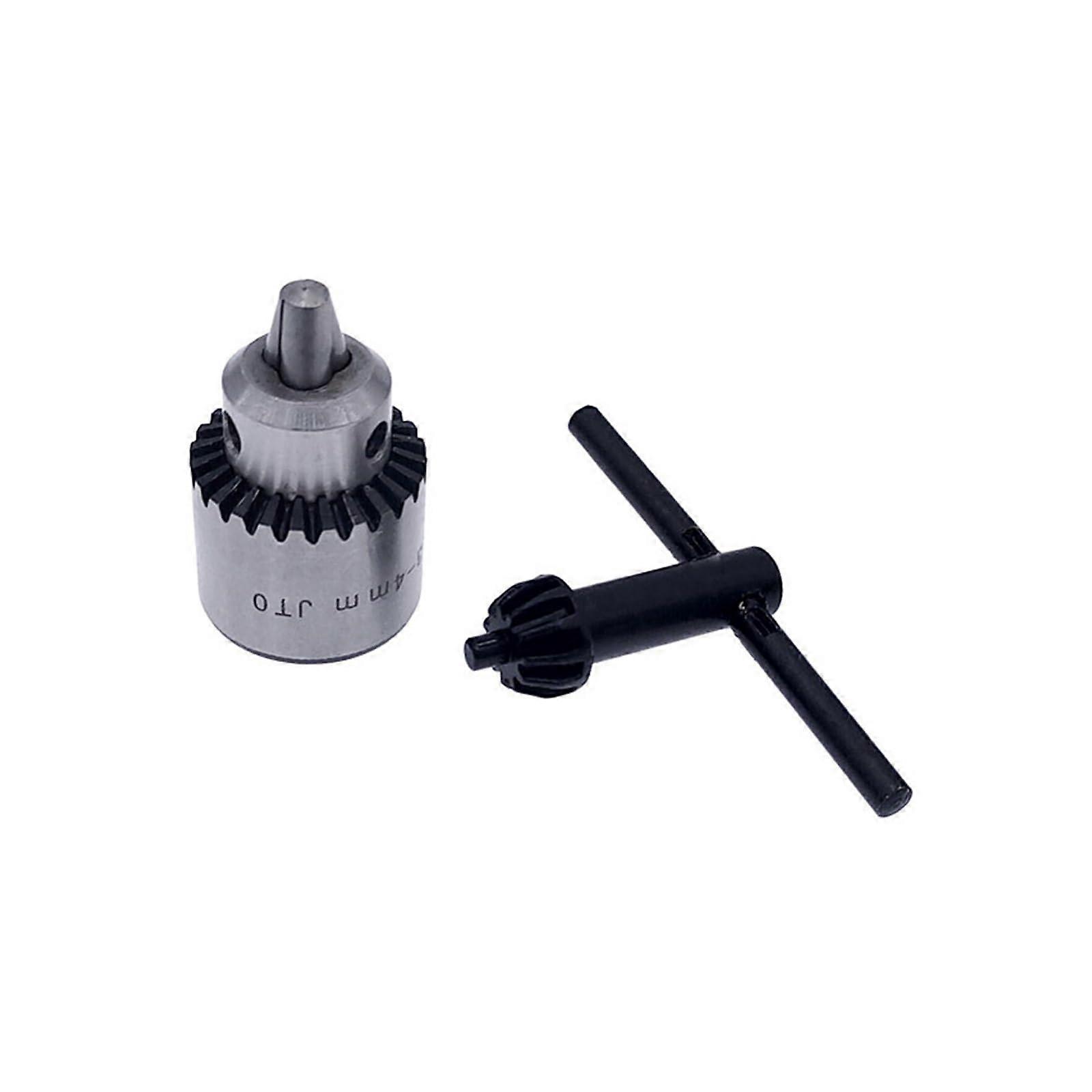 Bohrfutter Micro 0.3–4 mm JT0 Conical Chuck, Key for Lathes, Adapter with Key, Precision Tool Accessory