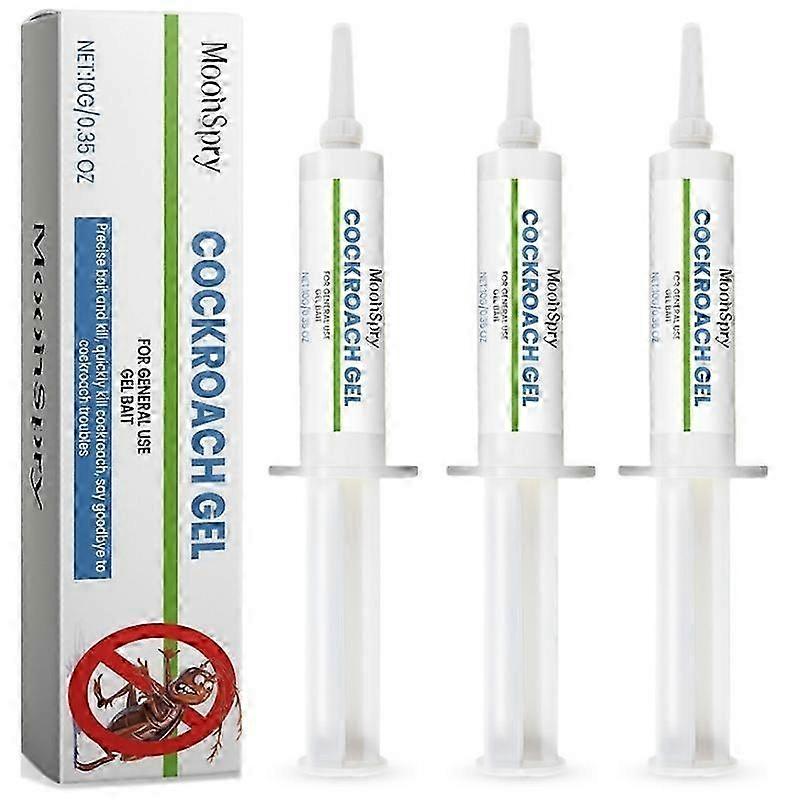 Cockroach Gel Bait Roach Pest Killer With Plunger Tip For Floor Kitchen Non-toxic