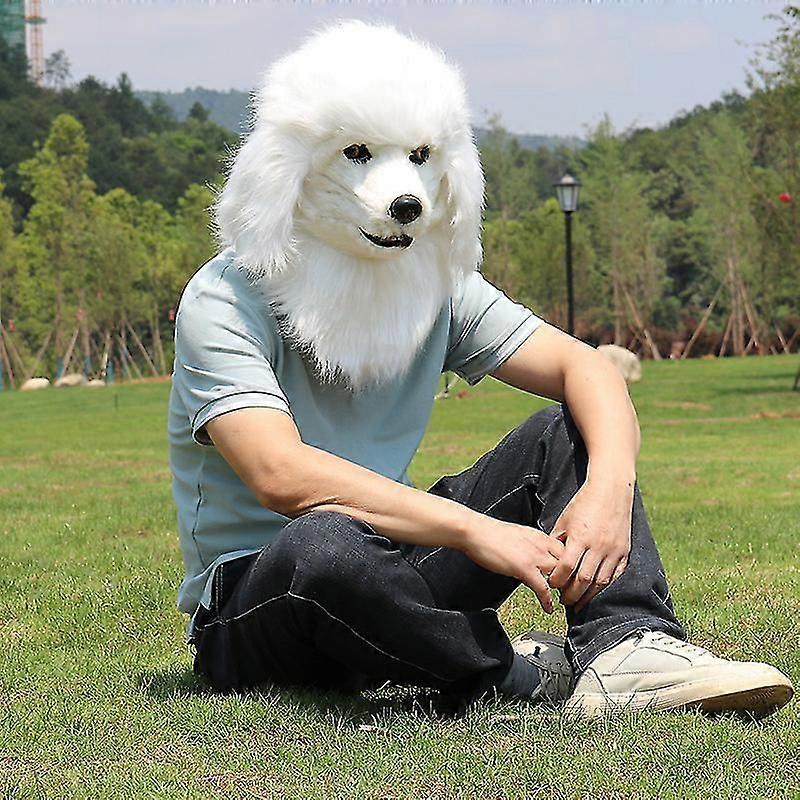 Realistická maska pandy pre halloweensky cosplay