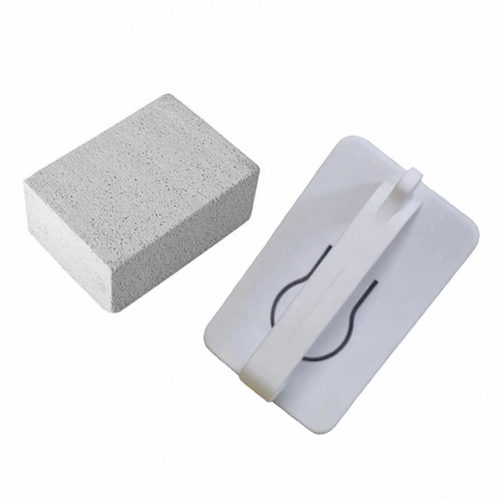 Sturdy Portable Brushes for Pool Tile and Concrete Stain Removal with Pumice Stones