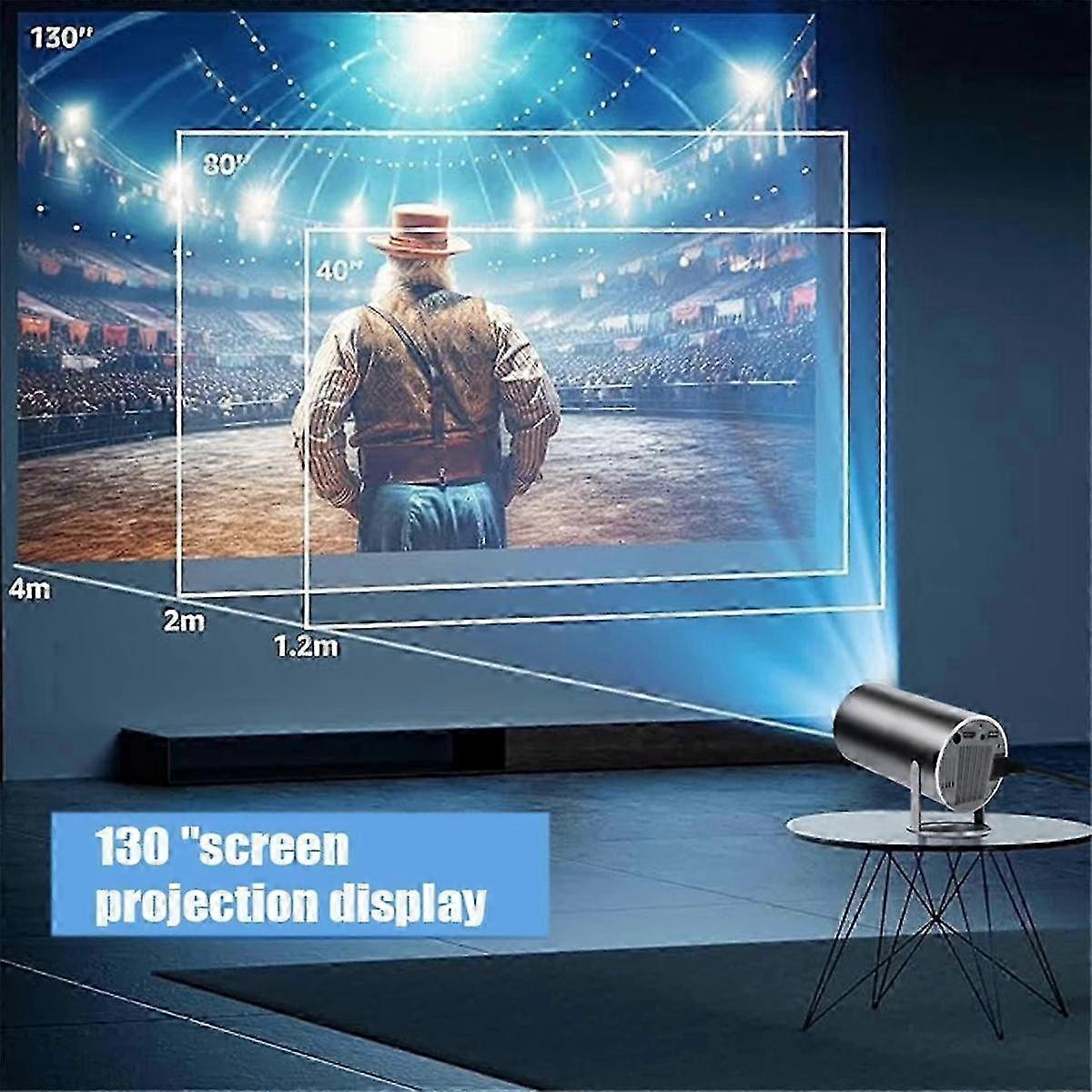 HY300PRO Projector 4K Android 11 Wifi6 Bluetooth 5.0 260 ANSI Lumens 1080P Home Cinema Movie Projector US Plug