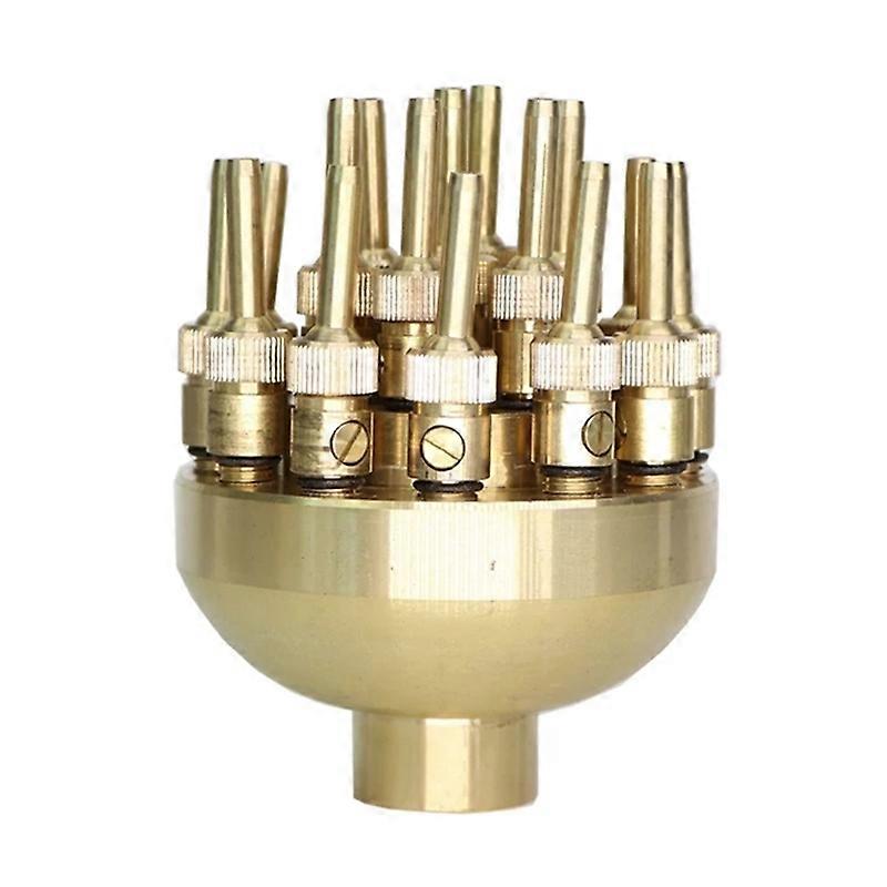 Copper Adjustable 3-Layer Flower Nozzle DN25 1 inch