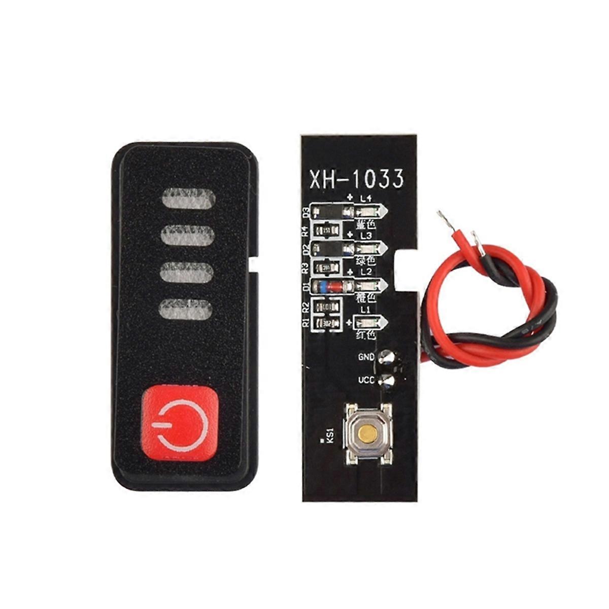Electric Drill Battery Indicator LED Display for 18V /21V Lithium Batteries 18650 Capacity Visual To