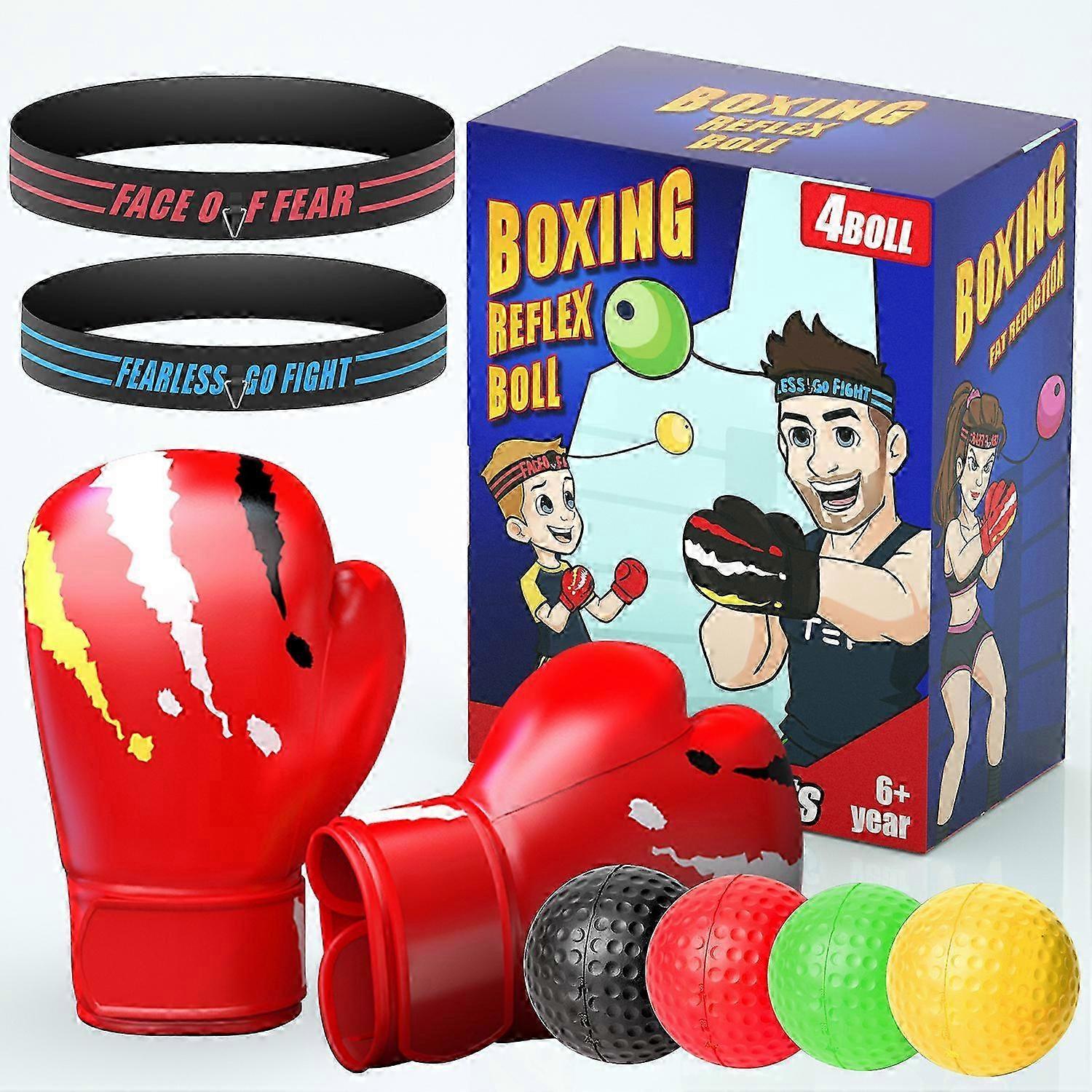 Boxing Reflex Ball for Adults and Kids - React Reflex Balls on Stri...