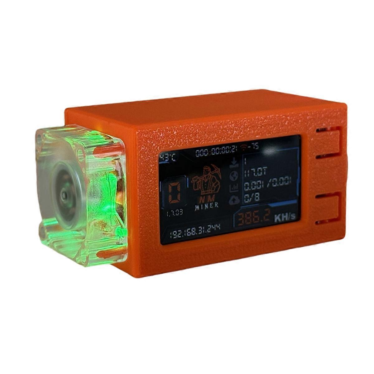 NMMiner Nerdminer V2 Pro Max 390KH/S Solo Lottery Miner Bitcoin Crypto Miner BTC Miner Nerd Miner with RGB Cool Fan