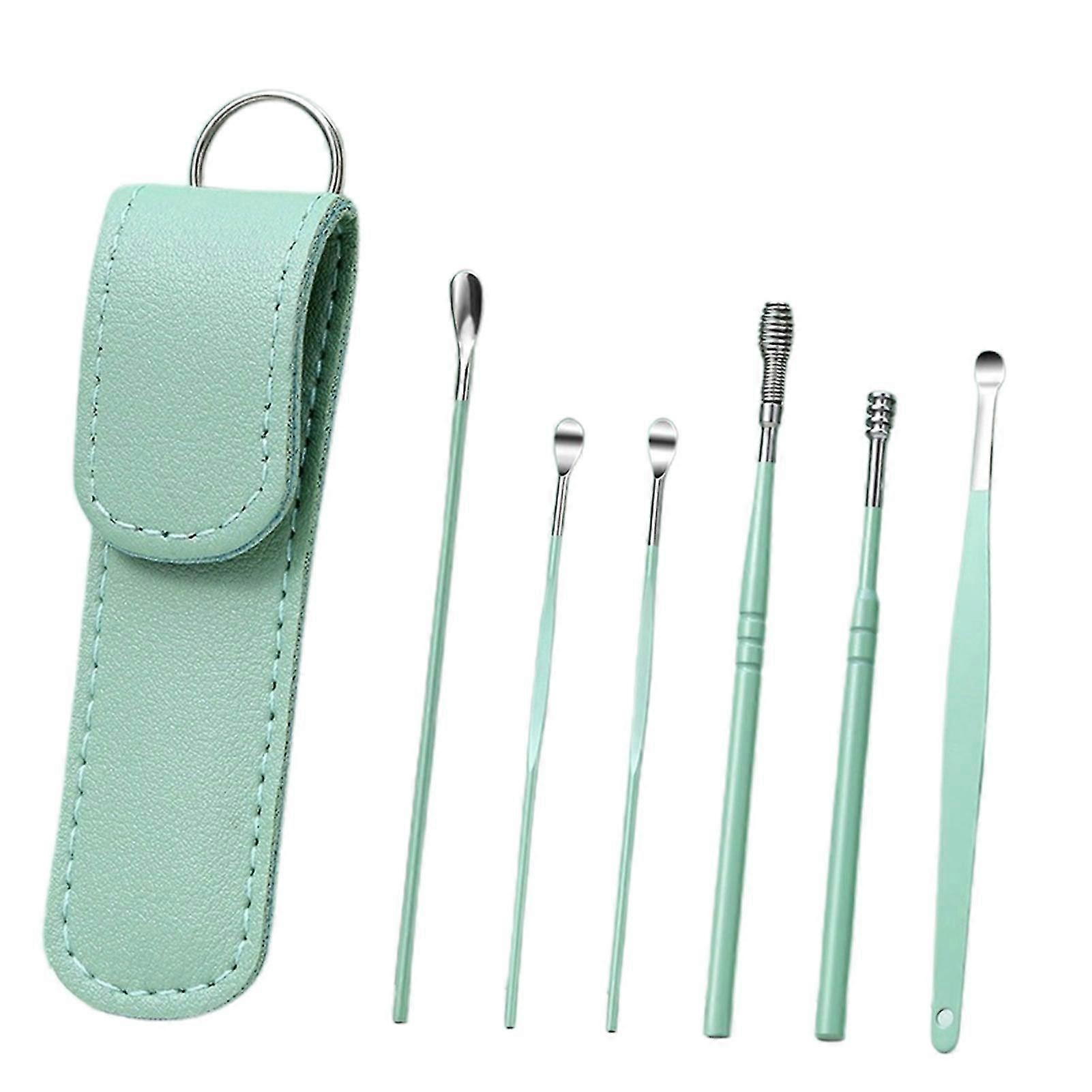 6pcs ear pick set for earwax removal portable and multipurpose