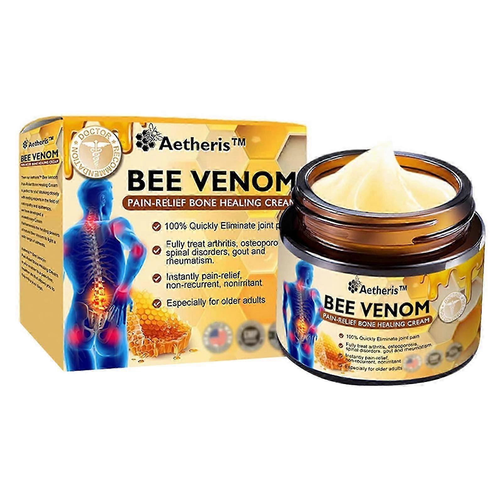 Quick joint relief cream with bee venom for external use