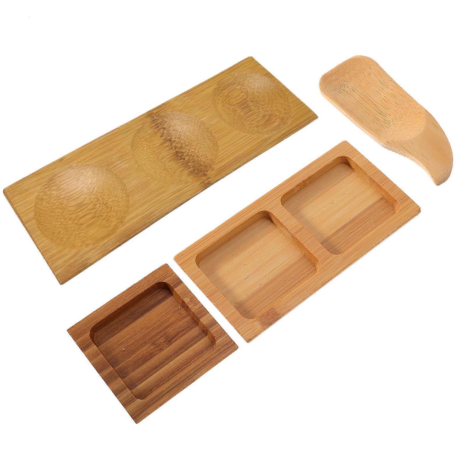 Chocolate Sauce Dishes for Home Use Suitable for Holding Sauce and Snacks 4 Pieces