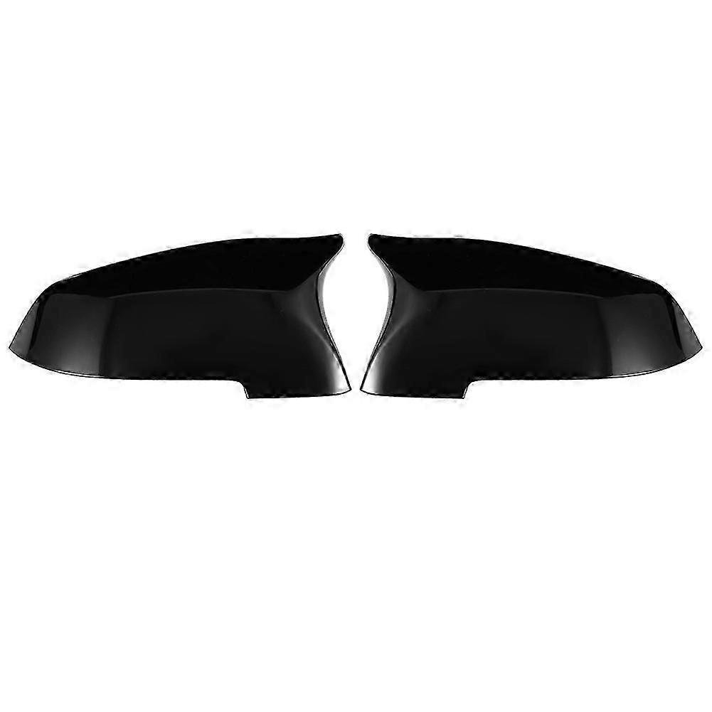 Pair of Auto Rear View Side Wing Mirror Trim Cover Cap Fit Suitable for F10 F11 51167308683 Gloss Black