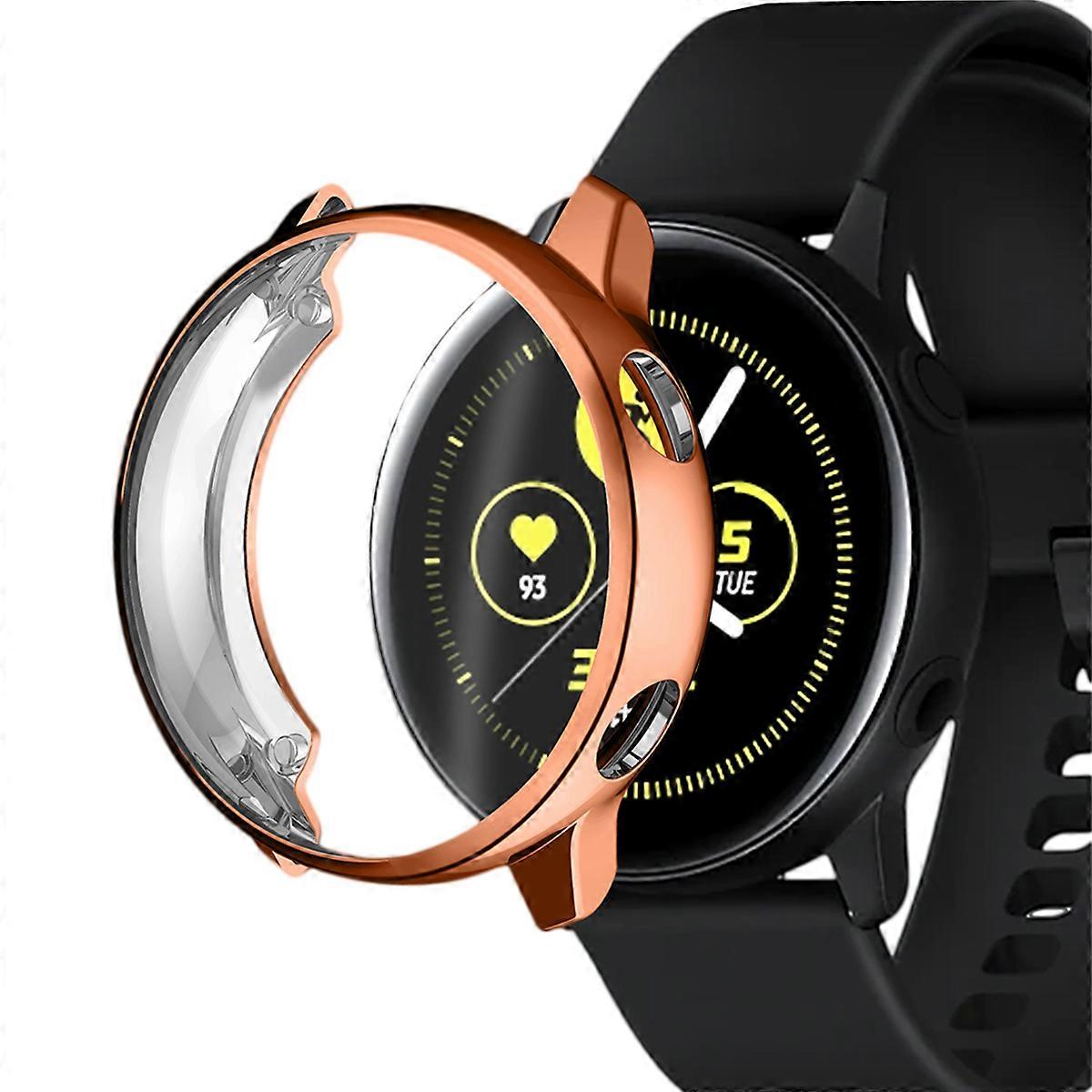Electric Plating Watch Case Cover Compatible for Galaxy Watch Active Provides Full Protection