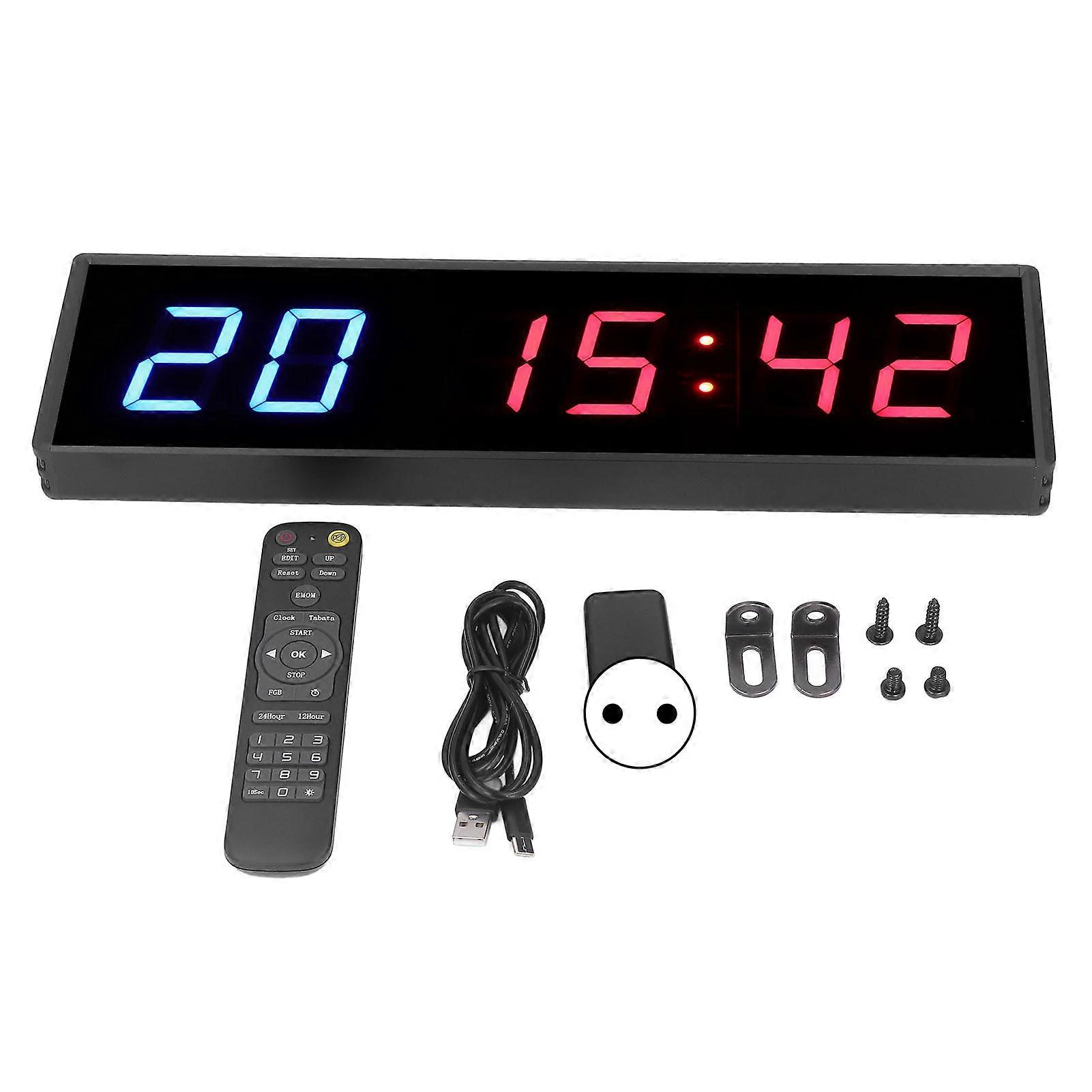 2.3in 6 Digit LED Countdown Timer with Remote Control AC 110-240V