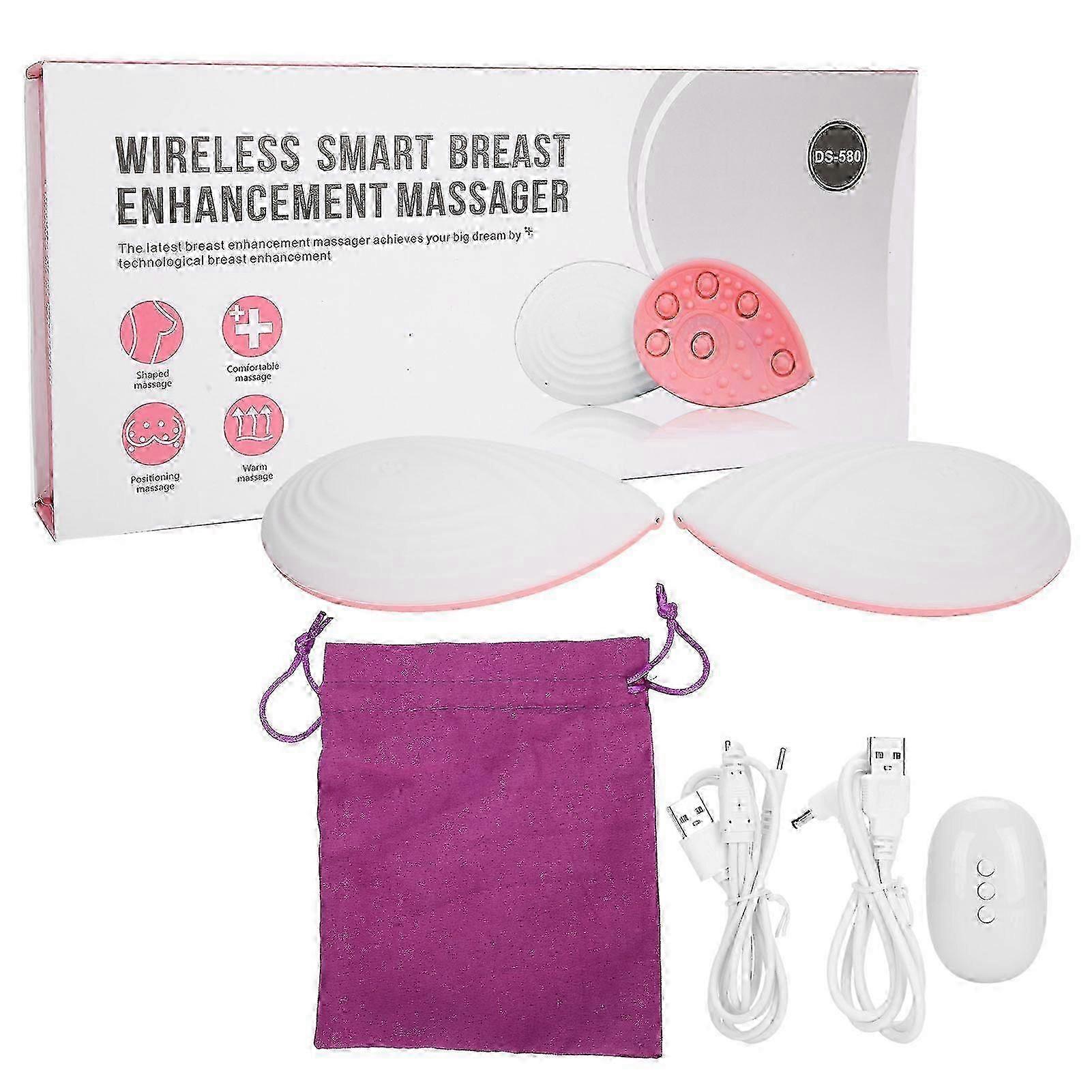 Wireless Heating Breast Massager Remote-Controlled Enlargement Therapy 2025