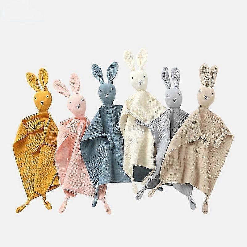 Couverture en mousseline de coton pour bébé, douce, pour nouveau-né, poupée endormie, jouet pour enfants, serviette apaisante, bavoir