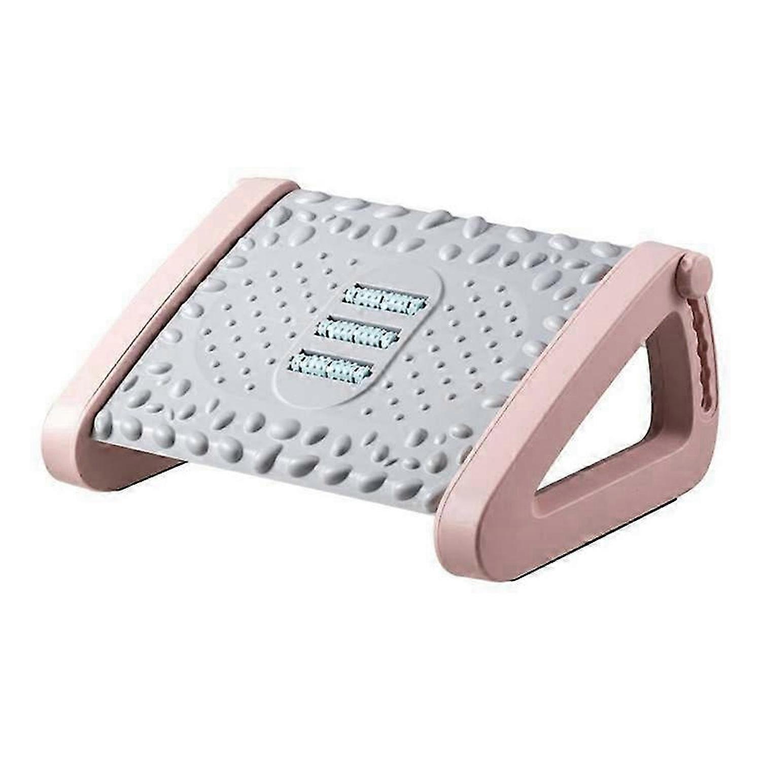 Foot Rest Stool Adjustable Foot Stepping Platform with Rollers C